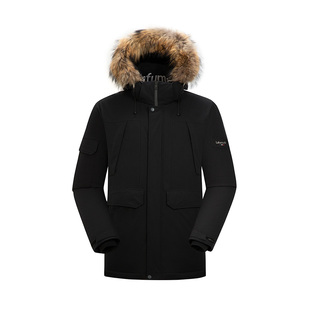 【机能派克】LAFUMA乐飞叶冬季户外防水保暖大鹅绒派克羽绒服男