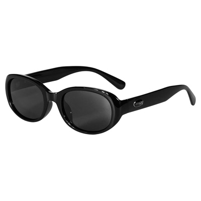 德国蓝族LANZOOM猫眼窄框墨镜女25新款Fakemeɑɡ太阳眼镜gossip