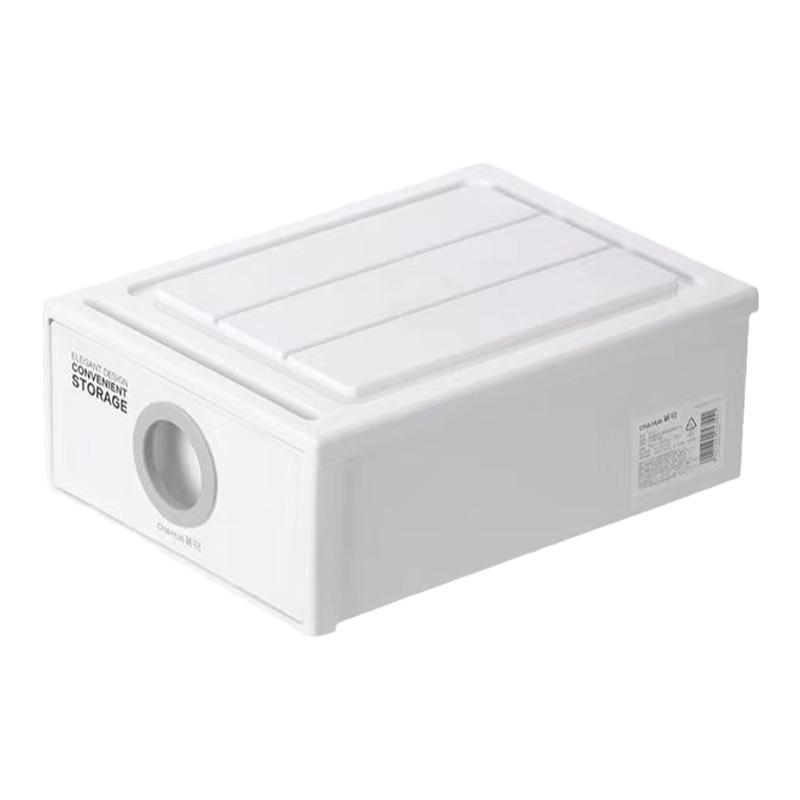 茶花抽屉式入柜可叠放收纳箱