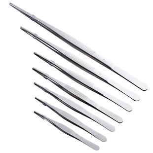 镊子圆头弯镊子加厚直镊子不锈钢弯头镊子缝纫夹线头维修工具