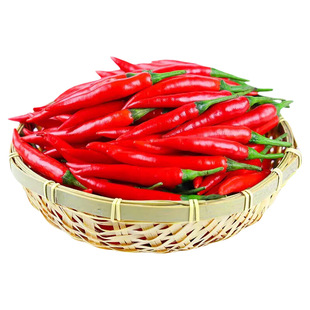 小米辣椒新鲜5斤批发小米椒朝天椒特辣超辣薄皮土红辣椒指天椒