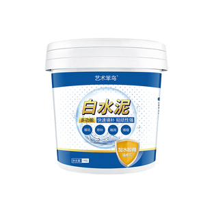 白水泥高强度速干防水墙面瓷砖勾缝填补堵漏家用地面修补白色涂料