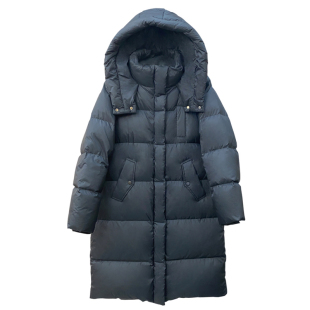 米白色韩版羽绒服女士中长款2025冬季新款90白鸭绒超好看加厚外套