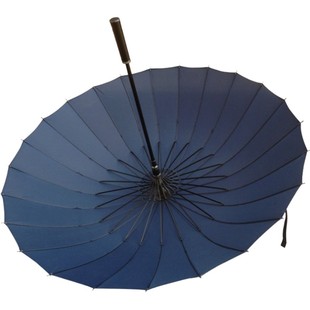 抗风加大24骨长柄伞商务雨伞纯色双人伞晴雨伞男士伞可定制广告伞
