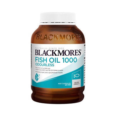 blackmores澳佳宝深海鱼油软胶囊400粒Omega3倍三倍150粒鱼肝原味