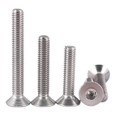 316不锈钢沉头内六角螺丝