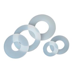 软硅胶垫片耐高温垫圈螺丝密封防水圈平垫水龙头水管减震垫M2-M20