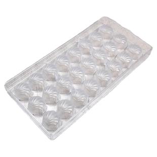 小贝壳21连巧克力模具diy蛋糕装饰朱古力创意冰格糖果冻-CC0112