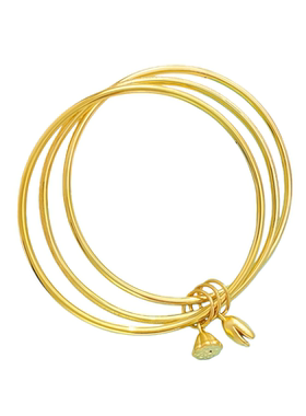 古法金包银三生三世手镯