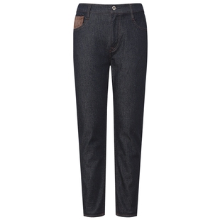 【九分裤/四面弹】利郎牛仔裤男士2025秋季新款修身小脚男款裤子