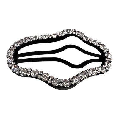 高级感水钻镂空云朵发夹碎发bb夹