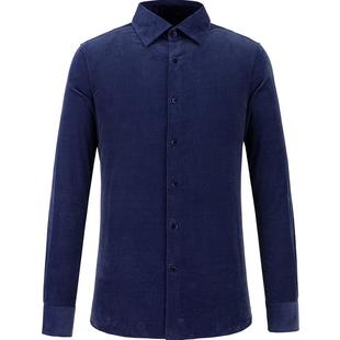 【灯芯绒】LAMPO/蓝豹男士长袖衬衫丝棉商务正装百搭衬衫男