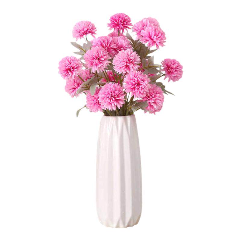 仿真花乒乓菊花枝装饰假花插花