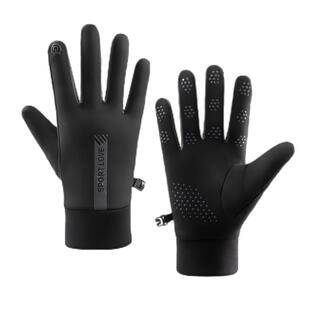 冬季保暖手套女冬天加绒加厚开车骑行手套男防风防寒防水防滑触屏