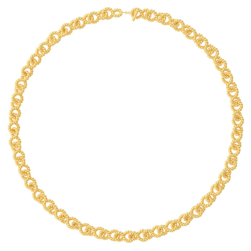 mistova JEWELRYMistova设计师款麻花麻绳经典设计情侣绳结项链