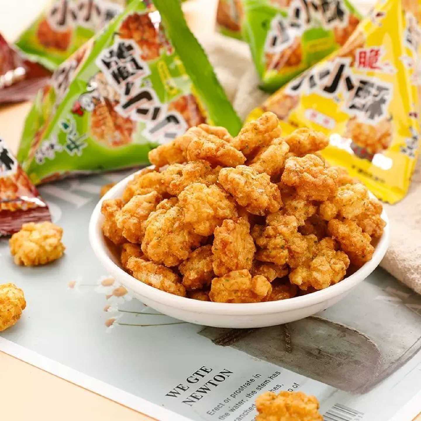 旺旺小小酥散装混合黑胡椒儿童怀旧米饼膨化休闲追剧解馋小零食
