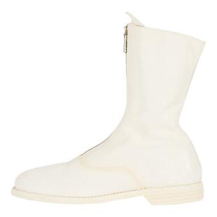 GUIDI女士 310 正面拉链马皮全谷物靴 300175