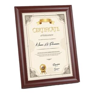 荣誉证书框A4专利毕业挂墙奖状展示收纳授权书裱营业执照相框定制