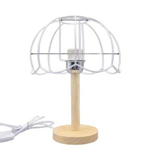 实木diy台灯架材料灯罩座外壳灯饰灯具底座配件e27螺口自制手工