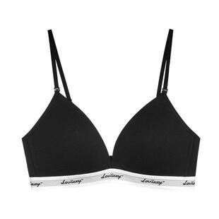 挂脖美背内衣女薄款小胸聚拢法式三角杯交叉露背运动文胸套装外穿