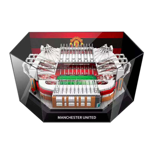 乐高老特拉福德球场展示盒10272防尘罩亚克力收纳盒子LED灯饰灯光