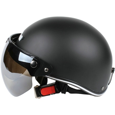 台湾eVo磨砂黑摩托车头盔夏季