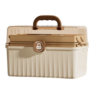 家用多层药箱药物分类收纳盒特大容量儿童药品家庭急救药品医疗箱