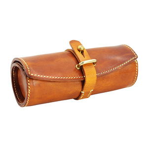 意大利牛皮高端手工复古抗压大容量眼镜盒太阳镜墨镜文具收纳包