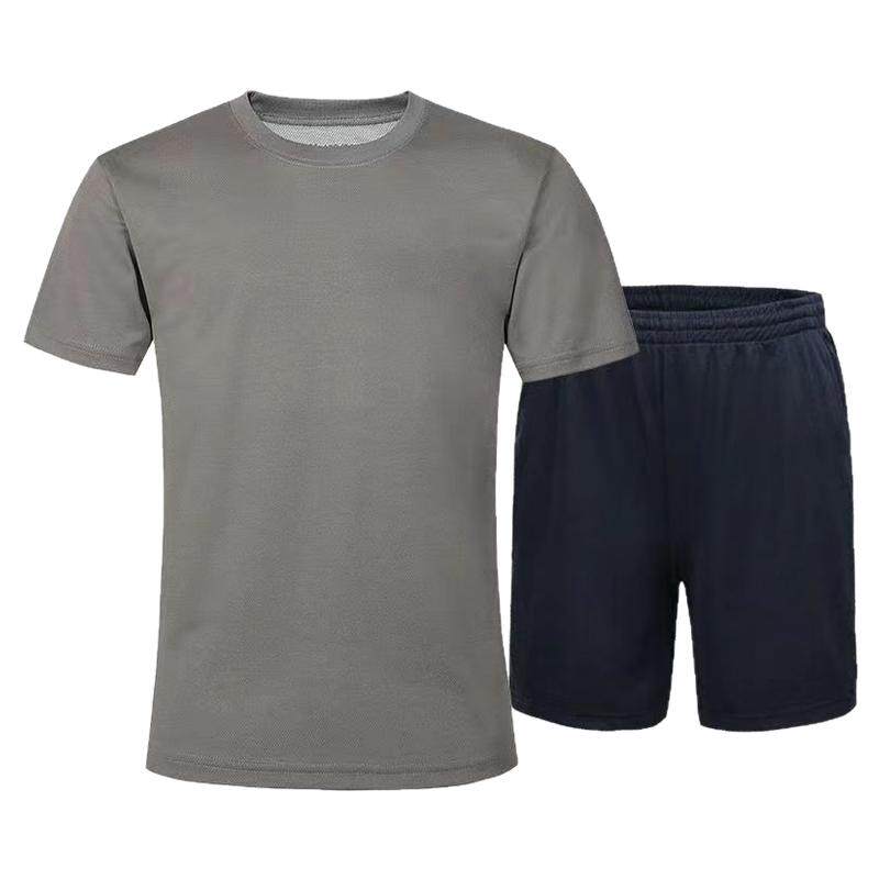 夏季正品体能训练服体能服套装短袖军训服半截袖男女速干透气T恤