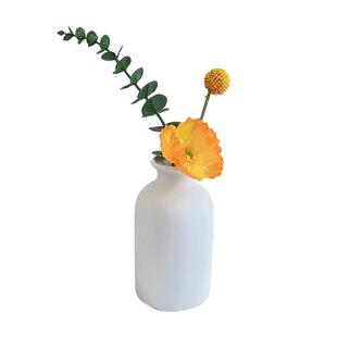 ins风陶瓷小花瓶迷你仿真花客厅摆设卧室复古假花干花装饰摆件