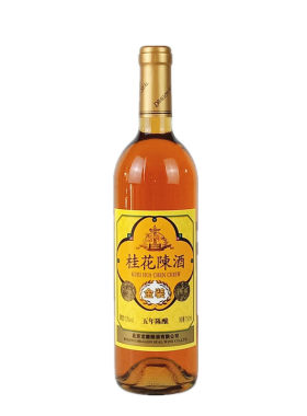 龙徽葡萄酒京华珍酿中华牌桂花陈酒金装五年陈13度750mlx6瓶整箱