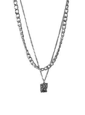 钛钢水波链男女项链嘻哈