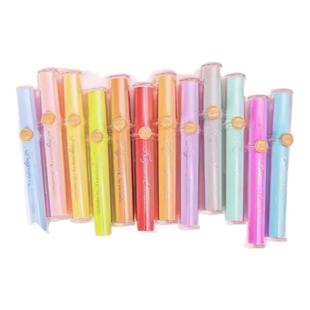 晨光香遇爆闪马克笔软笔头12色荧光笔内含珠光细闪高级香味一色一香学生用闪光笔彩色划重点手帐笔APMV09C0