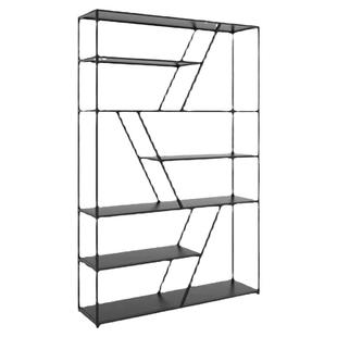 铁艺家用书柜办公室置物架展示架墙面书本收纳架落地书架陈列架