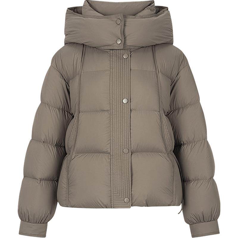 KBNE【90绒】羽绒服女冬季短款外套秋冬新款小个子保暖派克面包服