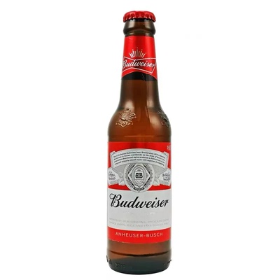 百威啤酒275ml*24瓶经典红瓶装拉格黄啤酒夜店派对小酒小瓶装啤酒