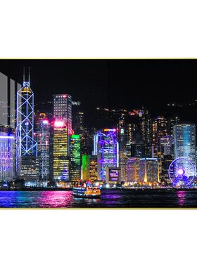 香港风景挂墙维多利亚装饰画
