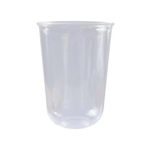 一次性95口径PET塑料杯360ML水果杯奶油千层杯酸奶透明波波蛋糕杯