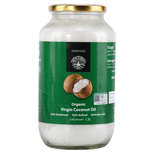 斯里兰卡原装进口赫丽特奇有机冷榨椰子油食用生酮烹饪烘焙