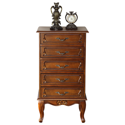 雅居格美式实木五斗柜家具储物柜