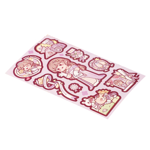 小麻薯冉冉之星手帐贴纸女孩儿童手账标签贴贴纸恋恋之音素材贴画