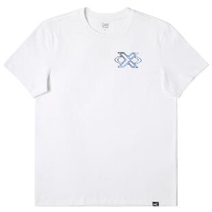 Lee圆领经典小Logo字母印花男女同款短袖T恤休闲潮流LUT0053984L