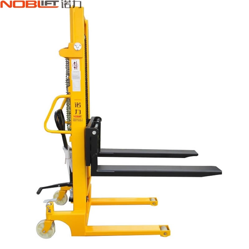 诺力手动堆高叉车液压升高升降托盘铲车SFH1.5吨1.6米 2.5M堆垛机