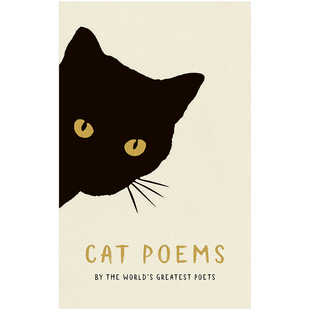 猫之诗 Cat Poems 英文原版猫咪诗歌选集 赠礼礼物 有关赞美猫猫的诗歌书籍可单拍