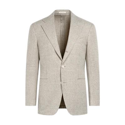 SUITSUPPLY沙砾羊毛混纺西装上衣