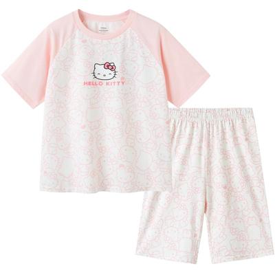 巴拉巴拉女童睡衣套装夏季空调服
