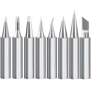 亚润恒温电洛铁头黄花907烙铁头905E通用焊头60w马蹄刀头尖头一字