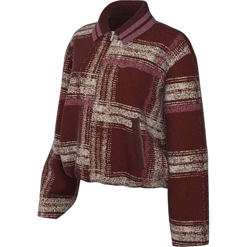 NIKE耐克女子AS STREET AOP SHERPA JKT运动夹克外套IQ8269-658