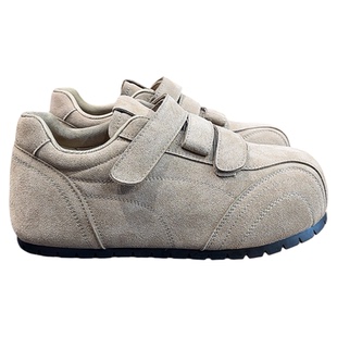 厚底内增高5cm勃鞋肯女款厚底魔术贴圆头2026新款正流行博肯鞋女