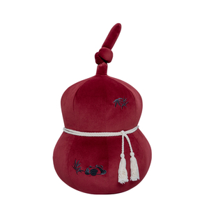 乔迁新居抱枕暖房实用礼物红色沙发装饰高级感布置新家氛围感葫芦